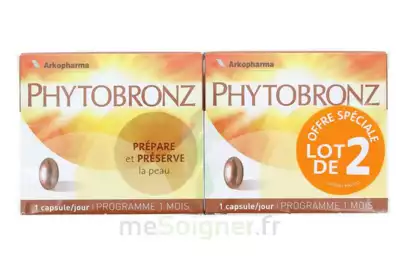 PHYTOBRONZ Caps préparateur solaire tout type de peau 2B/30